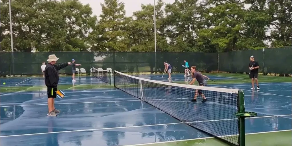 Pickleball Drills to Practice on a Wet Court